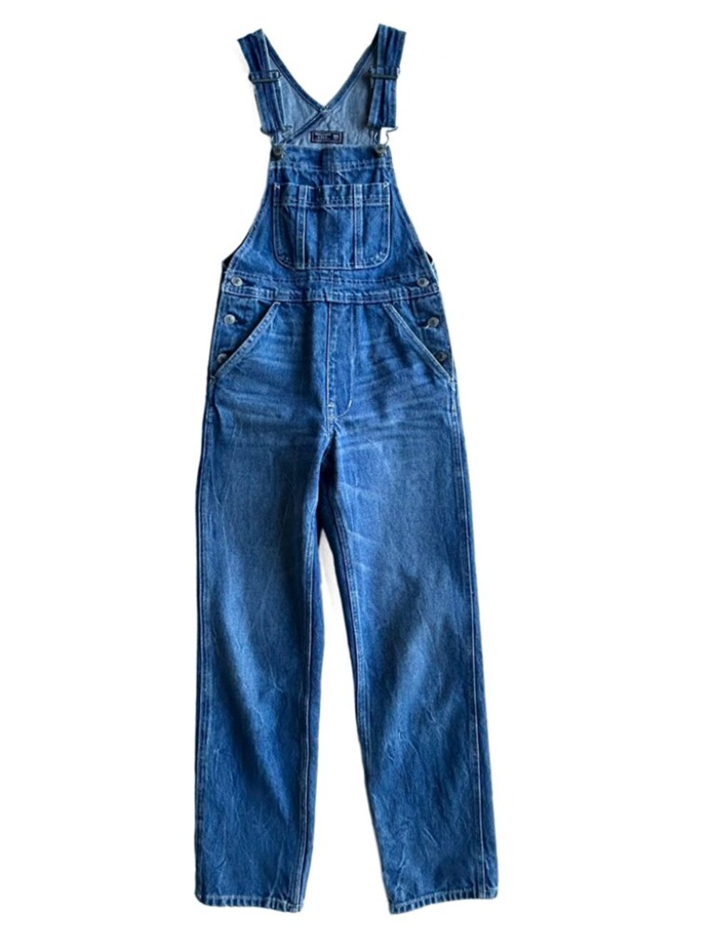 Abercrombie Overalls Medium Wash Denim XXS Excellent Condition